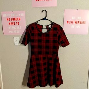 90s checker dress